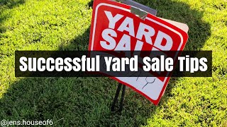 How To Have A Successful Yard Sale | Yard Sale Tips | #YARDSALE #ESTATESALE #GARAGESALE #MOVINGSALE