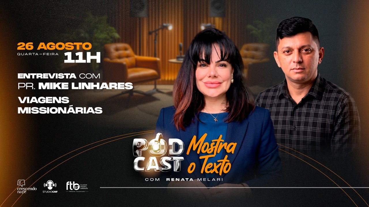 NÃO É AVENTURA. NÃO É APENAS UMA VIAGEM.É CHAMADO.É RENÚNCIA.É MISSÃO! PR MIKE E RENATA - 26/08/26