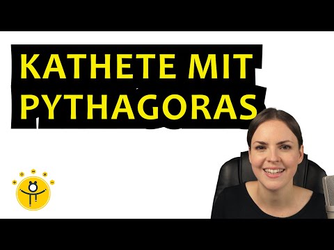 SATZ DES PYTHAGORAS Kathete berechnen – Erklärung, Beispiele