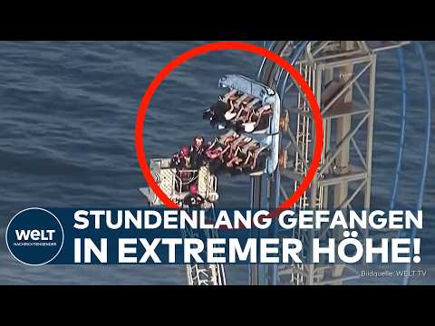 Video Thumbnail: TEXAS: ACHTERBAHN-HORROR! Schüler hängen stundenlang in lebensgefährlicher Höhe fest!