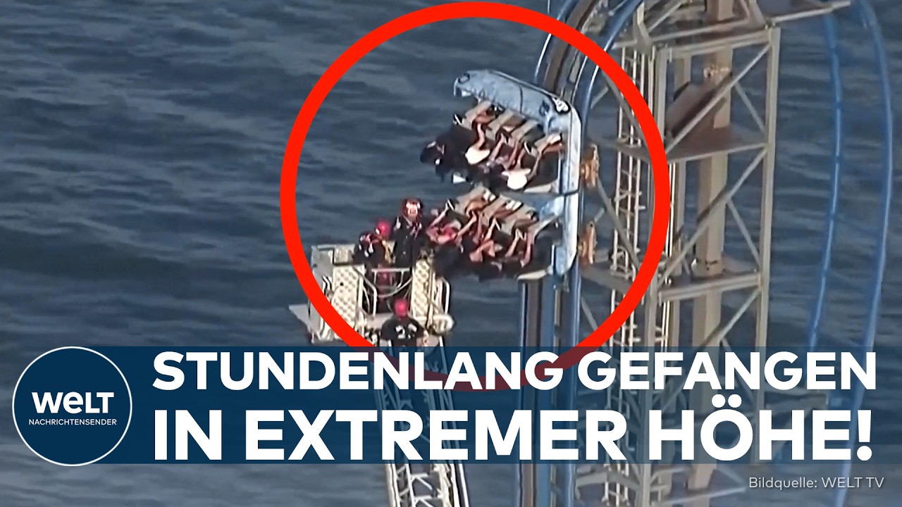 TEXAS: ACHTERBAHN-HORROR! Schüler hängen stundenlang in lebensgefährlicher Höhe fest!