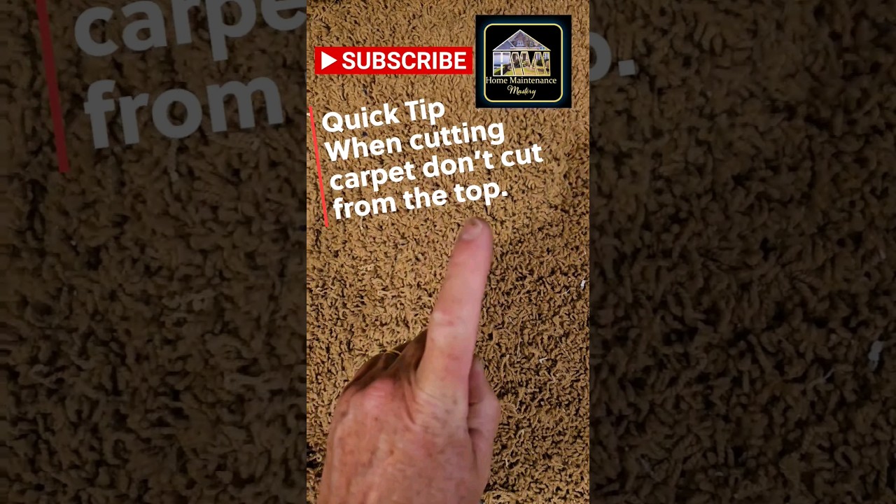 The secret to easily cutting carpet revealed