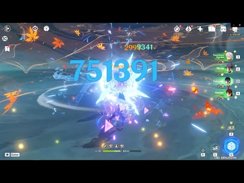 Yelan Showcase 751k with E - 1M is Possible