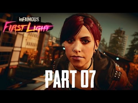 Infamous First Light Walkthrough Part 7 - Police Drones (PS4)