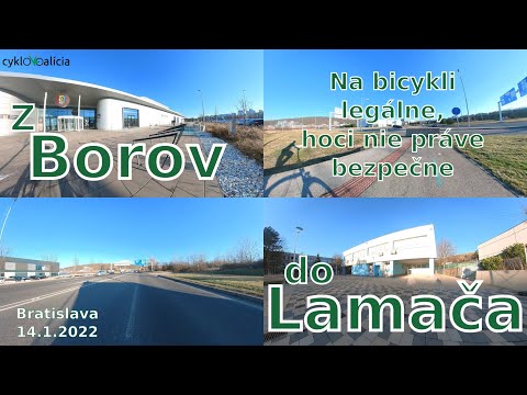 Z Borov do Lamača: na bicykli legálne, hoci nie bezpečne