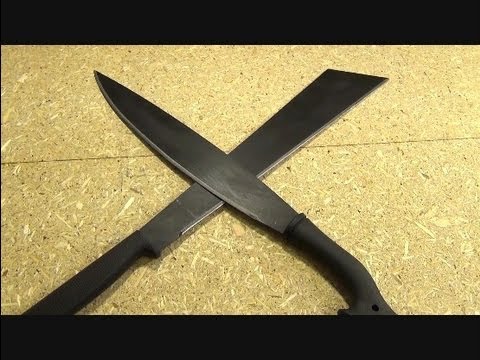 Barong and All Terrain Chopper, New Cold Steel Machetes