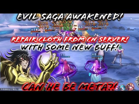 Saint Seiya: Awakening [CN] - Evil Saga Awakened Repair Cloth with Buff at CN Server!