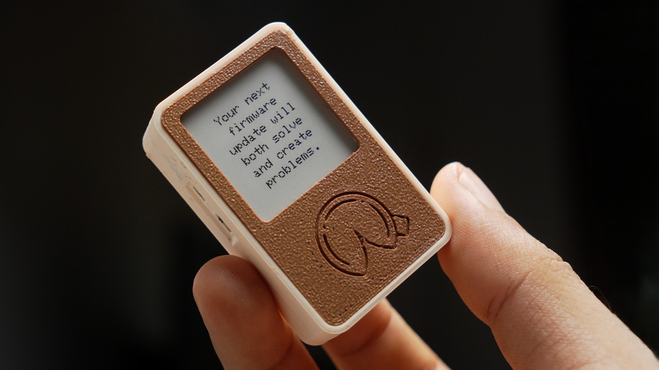 eFortune Cookie &mdash; a Tiny ESP32 Fortune Teller - YouTube