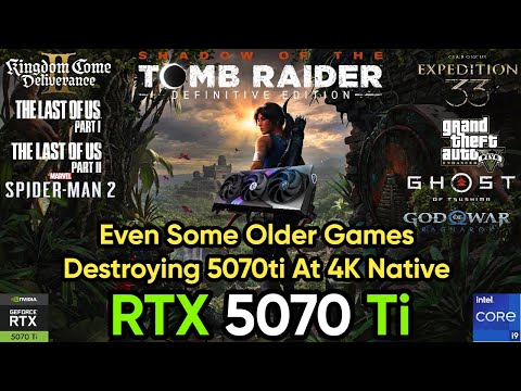 RTX 5070Ti - 4K Native Benchmark In |9 Games|