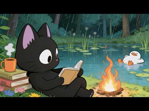 Today feels like a good day to not try too hard. / Cozy Rain Lo-fi Jazz for Study, Focus