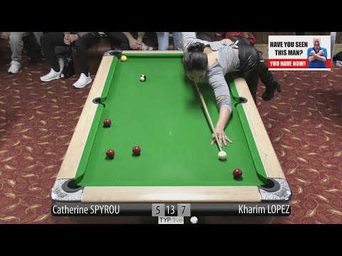 Catherine Violaris Spyrou v Kharim Robles Lopez Pot  £1k Race to 13