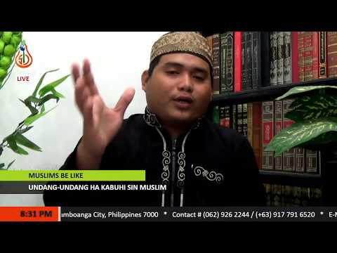 Undang Undang ha Kabuhi sin Muslim - Ustadz Arcimar Galib (Tausug)