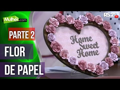 How to make art with paper flowers | Mulher.com | 10/06/2015 | @RedeSeculo21 | Part 2