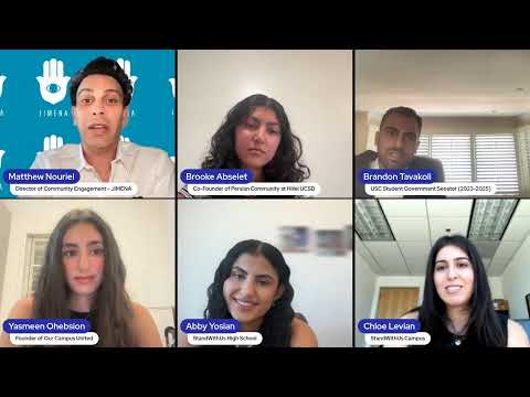 Jewish Iranian American Student Roundtable