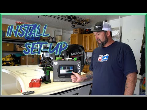 GARMIN FISH FINDER INSTALLATION AND SETUP | HOW TO