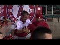 COL LAA Smith Messes Around With Coach In Dugout