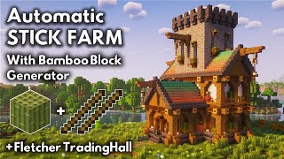Minecraft STICK FARM Tutorial [1.21] - MINECRAFT TUTORIAL