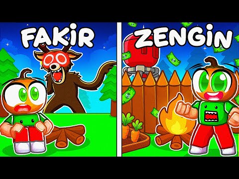 ZENGİN vs FAKİR 99 Night In The Forest Yapı Kapışması! 💸 | Roblox