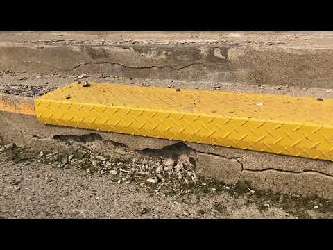 Complete concrete staircase restoration. One day install with TF Structural Concrete repair!
