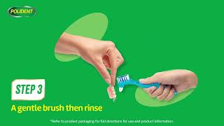 Polident | How to Clean Your Denture with Polident