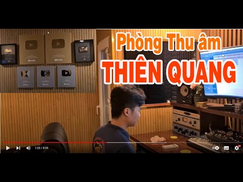 RÁP NÂNG CẤP THIẾT BỊ PHÒNG THU CA SĨ THIÊN QUANG