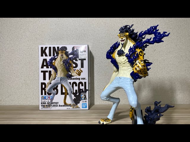 Vídeo relacionado con Banpresto Figura de Acción Rob Lucci One Piece - King Of Artist - Awakening Ver. 19cm - Multicolor BP89652P - Figura Coleccionable - Ideal para los fanaticos del Anime