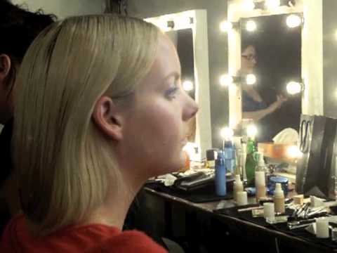 Michael Lo Sordo Backstage With Shu Uemura At RAFW 2011