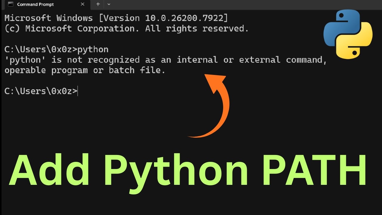 How to Add Python to PATH on Windows (Step-by-Step Guide)