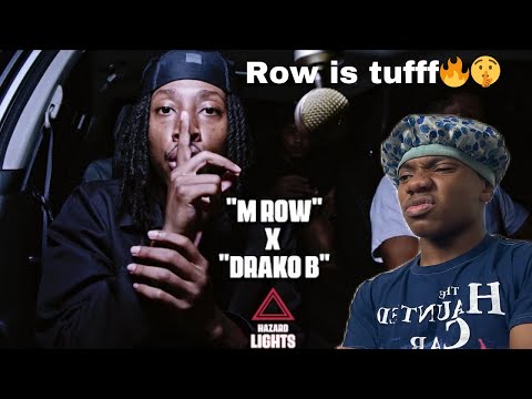 A Fire Duo🔥🔥 “M Row” x “Drako B” | Hazard Lights ⚠️ (REACTION) #mrow #drakob #viral