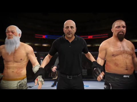 UFC 4 - Old Bruce Lee vs. Tank Abbott - Crazy Rematch 👊🤪