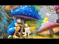 Stacy e papai brincam de esconde esconde em uma loja de brinquedos Stacy e papai brincam de esconde esconde em uma loja de brinquedos