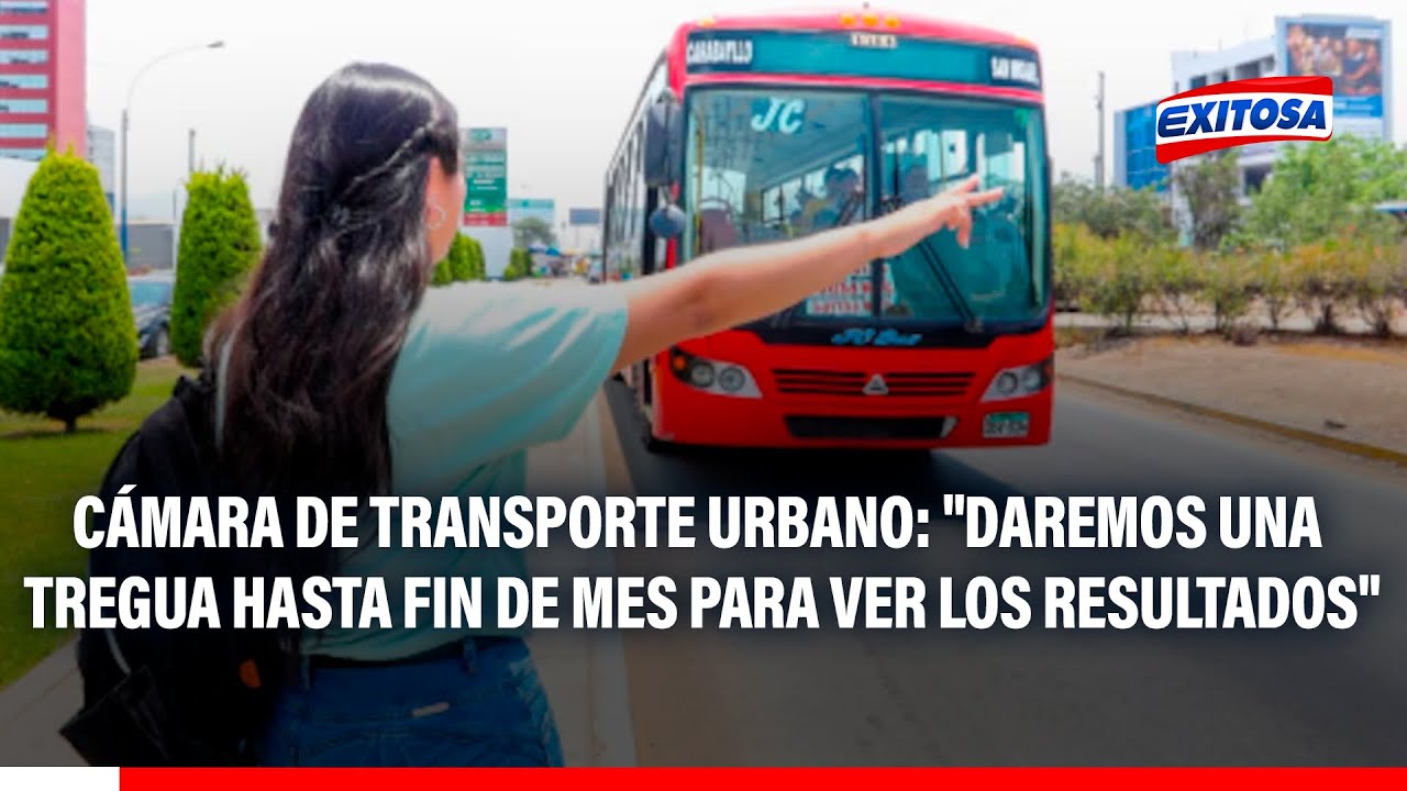 🔴🔵 Cámara de Transporte Urbano: "Daremos una tregua hasta fin de mes para ver los resultados"