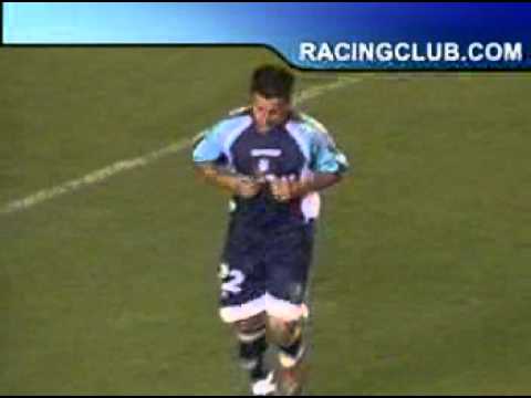 Apertura 2003 / Racing 4 - Atl. Rafaela 1 / Gol de Maximiliano Estevez