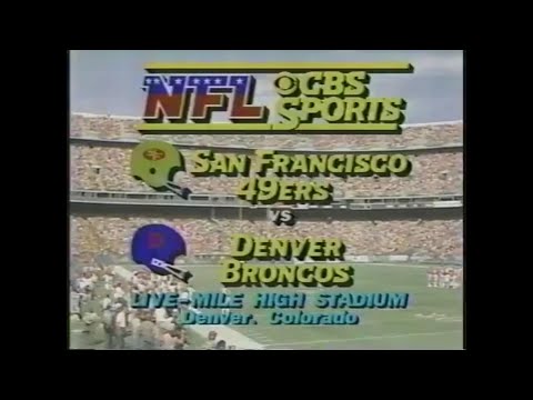 1982-09-19 San Francisco 49ers vs Denver Broncos
