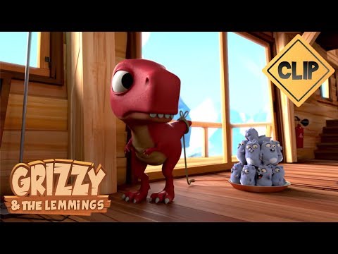 When Grizzy & the Lemmings babysit a dinosaure - Grizzy & the Lemmings