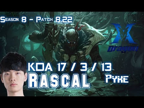 KZ Rascal PYKE vs VIKTOR Mid - Patch 8.22 KR Ranked