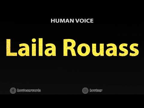 How To Pronounce Laila Rouass