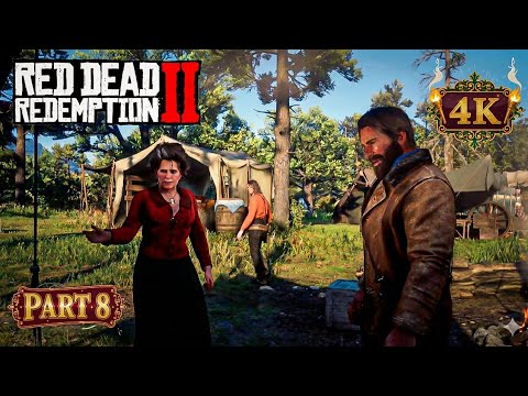 RDR2 Part 8 – Who Is Not Without Sin | 4K Gameplay Walkthrough (No Commentary)