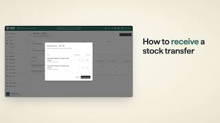 How to receive a stock transfer