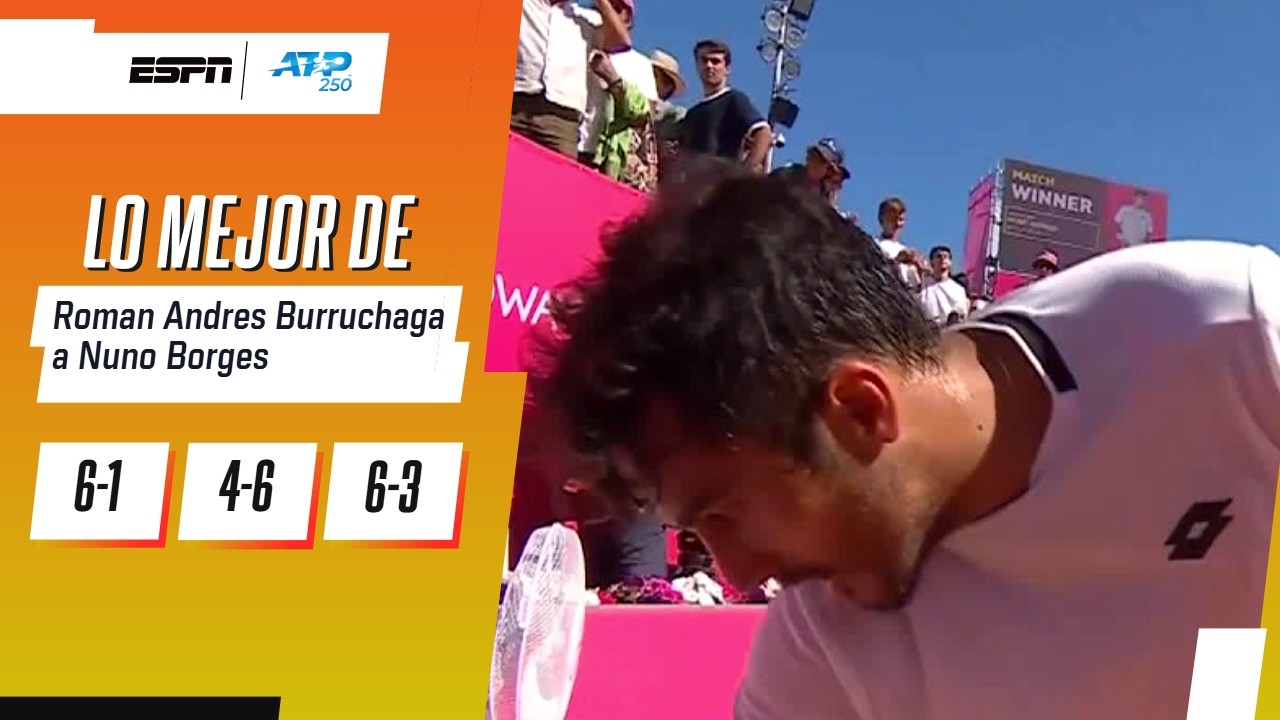 ROMÁN BURRUCHAGA SE HIZO FUERTE EN ESTORIL PARA VENCER AL LOCAL NUNO BORGES | RESUMEN