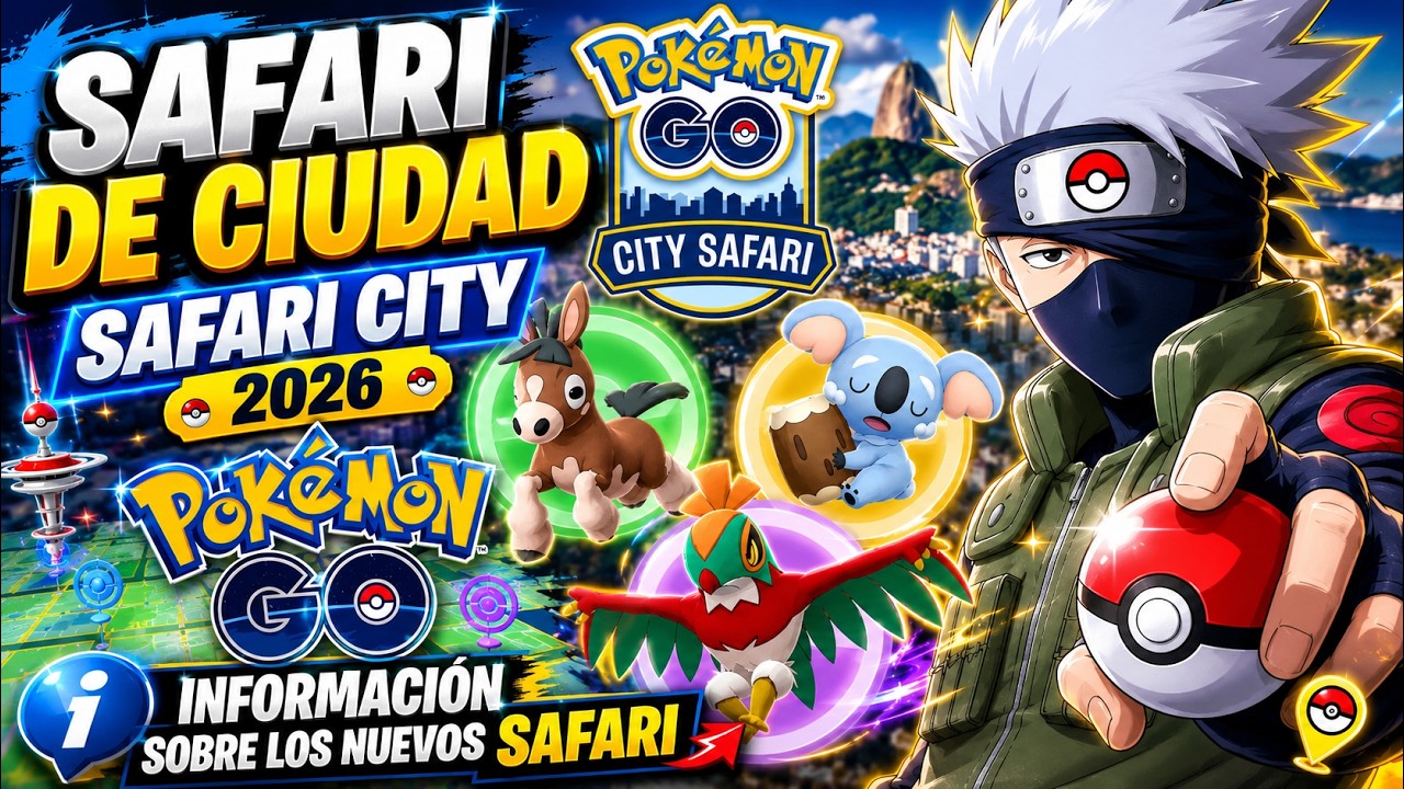 🚨LLEGAN NUEVOS CITY SAFARI A POKEMON GO🚨HABLEMOS UN RATO EN DIRECTO