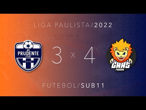 AD Prudente 3 x 4  Caas Futmax - Liga Paulista 2022 - sub11 - 12/06/2022