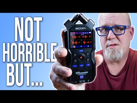 Zoom H4 Essential Handheld Recorder for Musicians, Podcasters & Filmmakers with Stereo Microphones, 2 XLR/TRS Inputs, 4 Tracks of 32-Bit Float Recording, & USB Audio Interface video review thumbnail