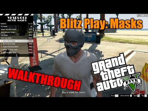 GTA 5 walkthrough #32 - Blitz Play: Masks / Playthrough FullHD
