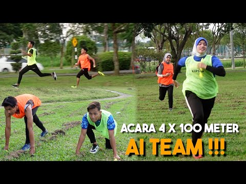 OLAHRAGA 4X100 METER !!! MIMI ATLET KEBANGSAAN RUPANYA...