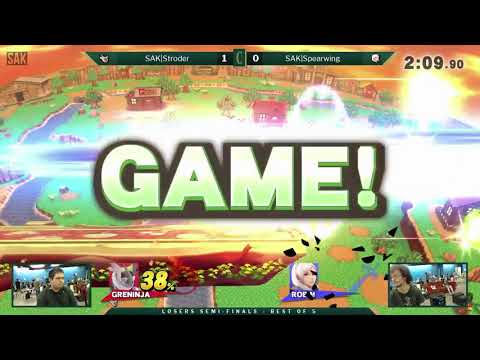 Chronicles: Anno Novus Losers Finals - SAK|Stroder (Greninja) vs SAK|Spearwing (Corrin/Robin)