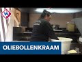Oliebollenkraam van Antoinette op leeg parkeerterrein Intratuin is 'gewoon' open - OMROEP WEST