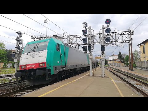 Lo spettacolo della ferrovia Ligure Tirrenica e non solo: stazione di PISA SAN ROSSORE! 1/2