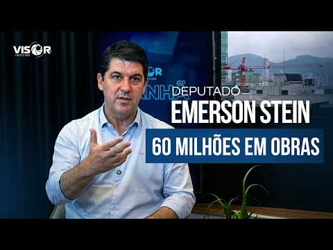 Deputado Emerson Stein faz balanço de mandato e fala sobre obras estratégicas da região