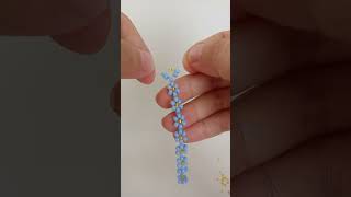 Daisy bracelet tutorial #diybracelet #howtomakeabeadbracelet #bracelet #jewelry #diyjewelry #beads